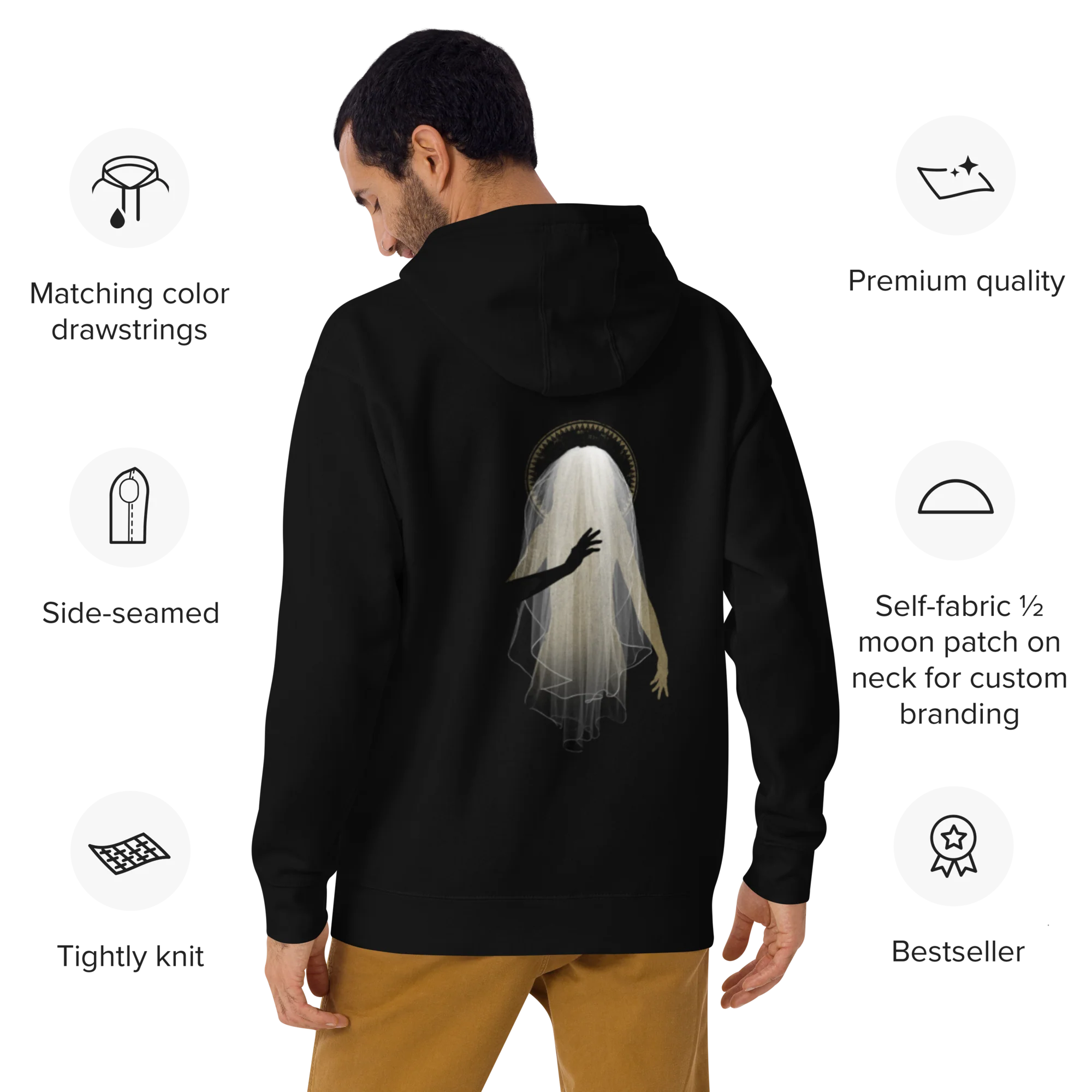 Hoodie Unisex - Ghost - Image 8
