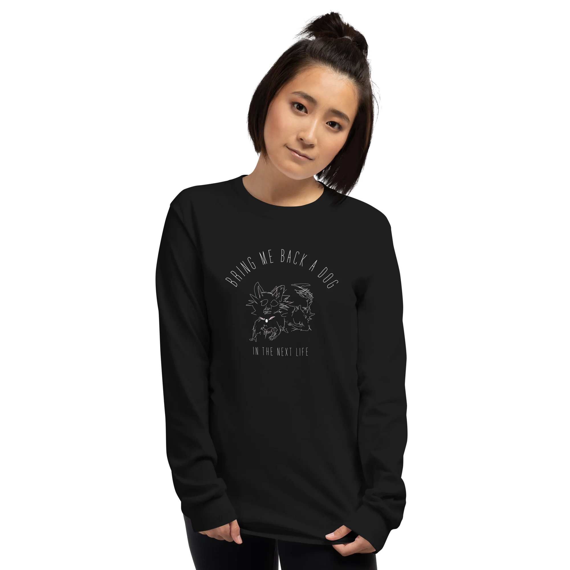 Long Sleeve Shirt Unisex - Bring Me Back A Dog - Image 3