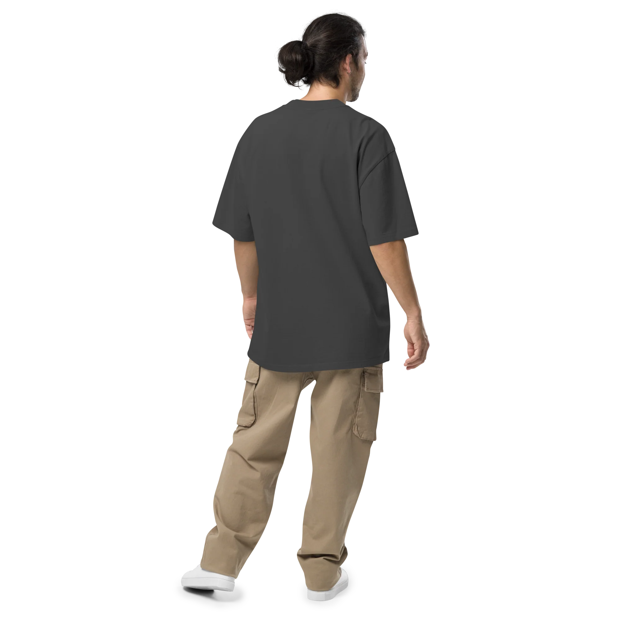 Oversized Faded T-Shirt - After Every Party I Die (Embroidered) - Image 6