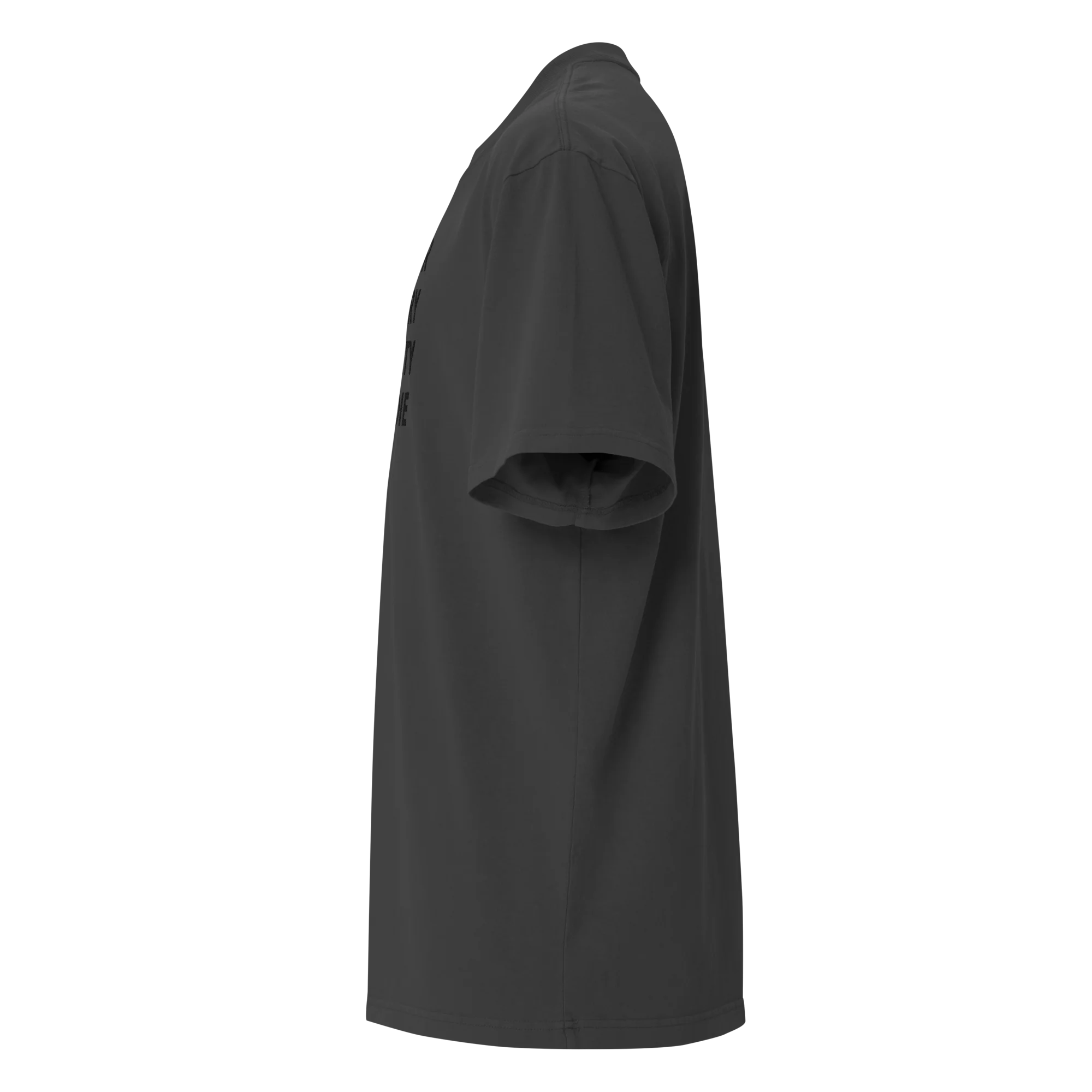 Oversized Faded T-Shirt - After Every Party I Die (Embroidered) - Image 9
