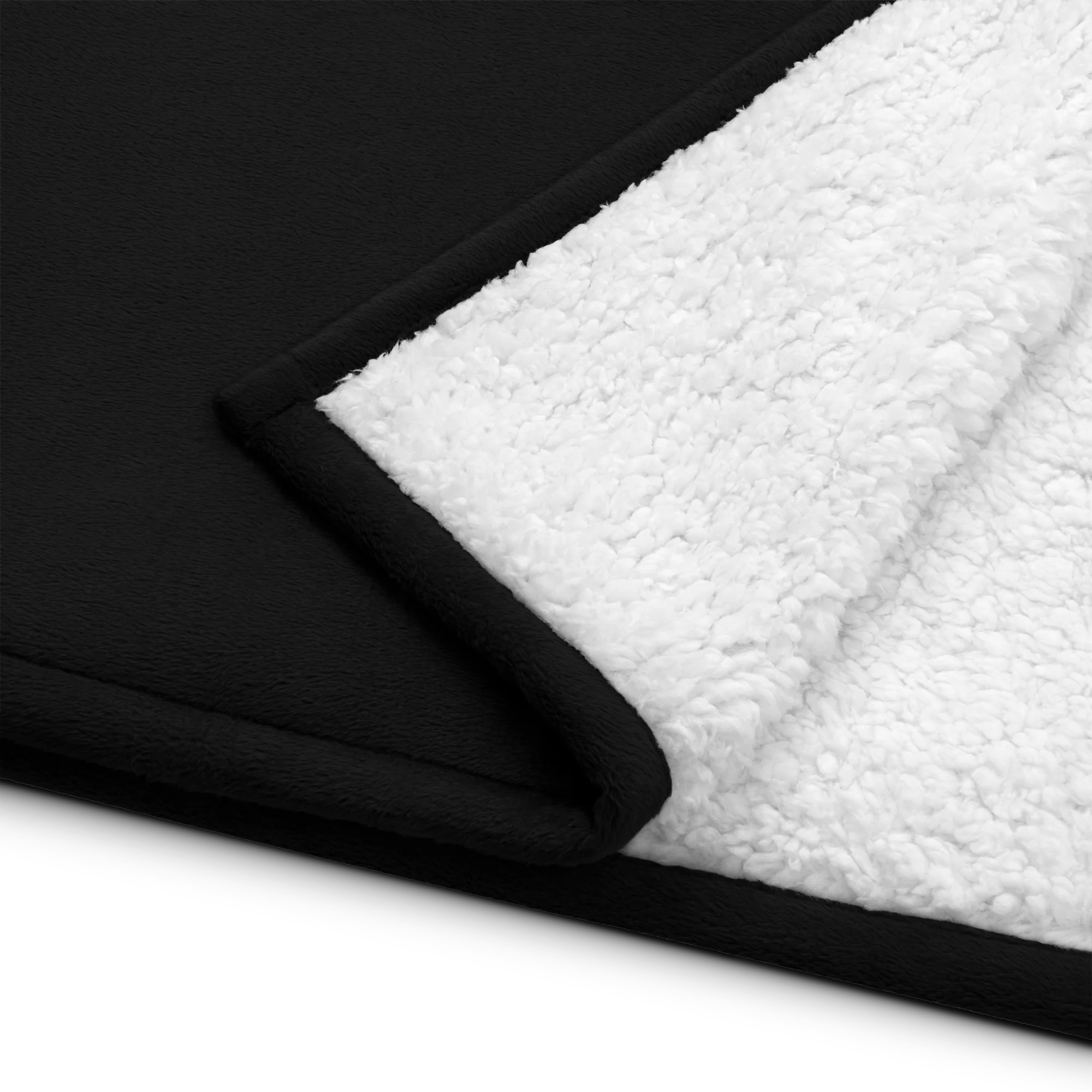 Premium Faux Sherpa Blanket - Embroidered {X} - Image 6
