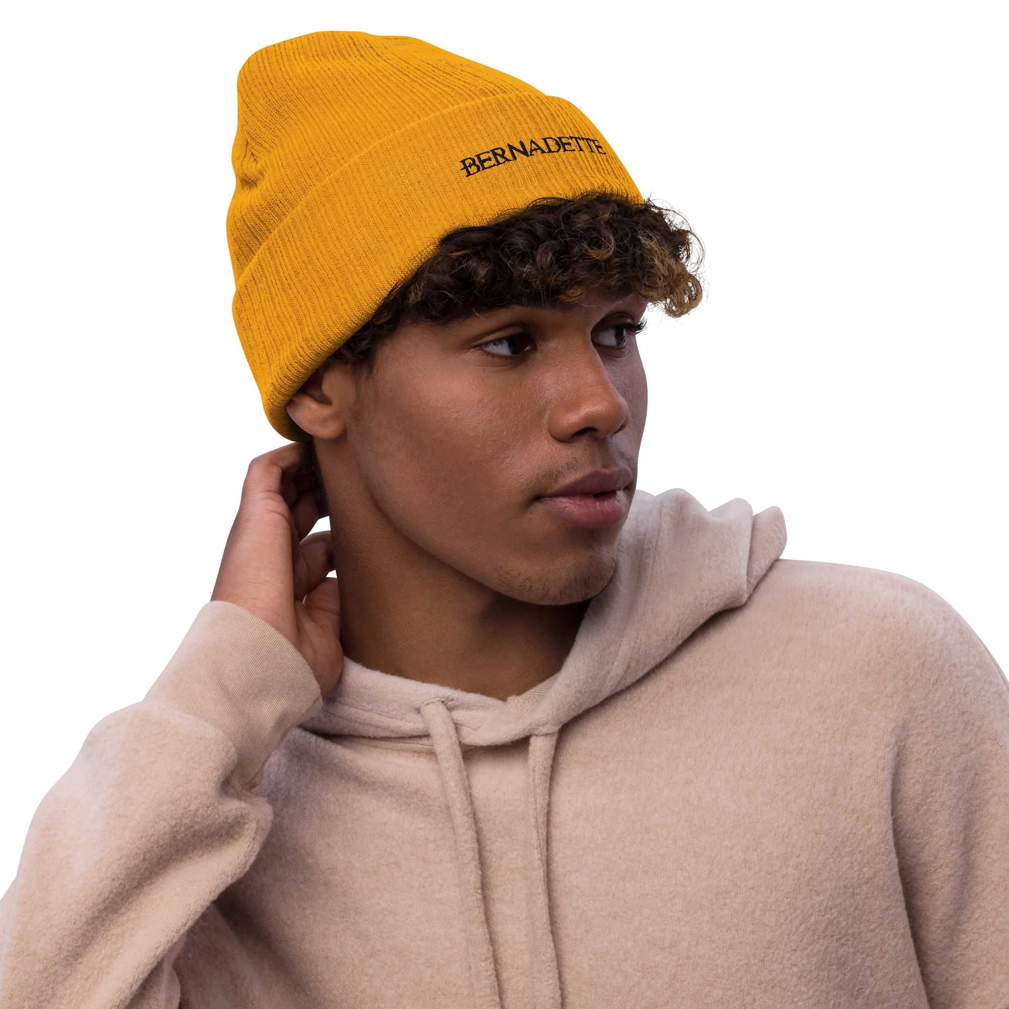 Rib-Knit Beanie - Bernadette - Image 3