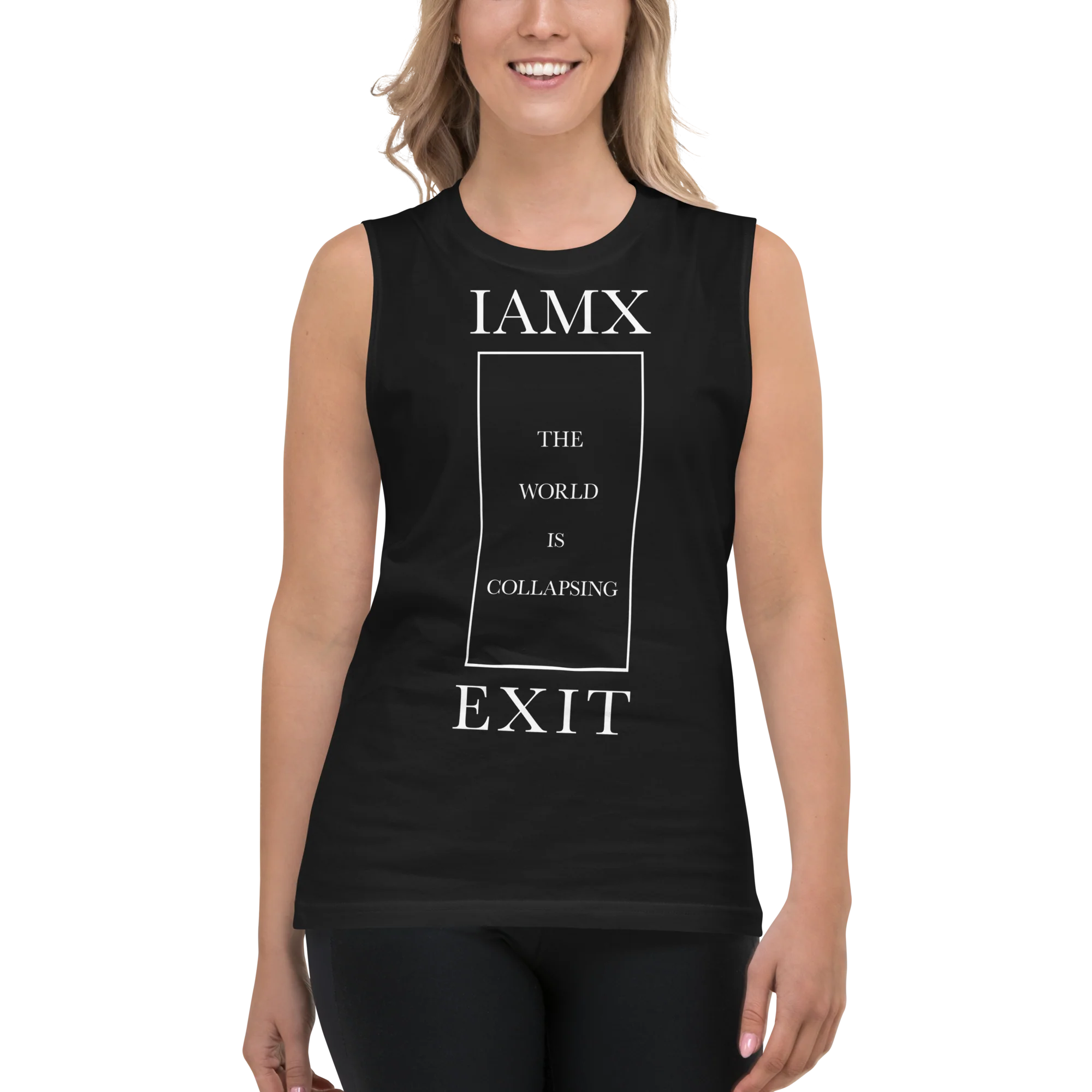 Muscle Shirt Unisex - Exit - Image 6
