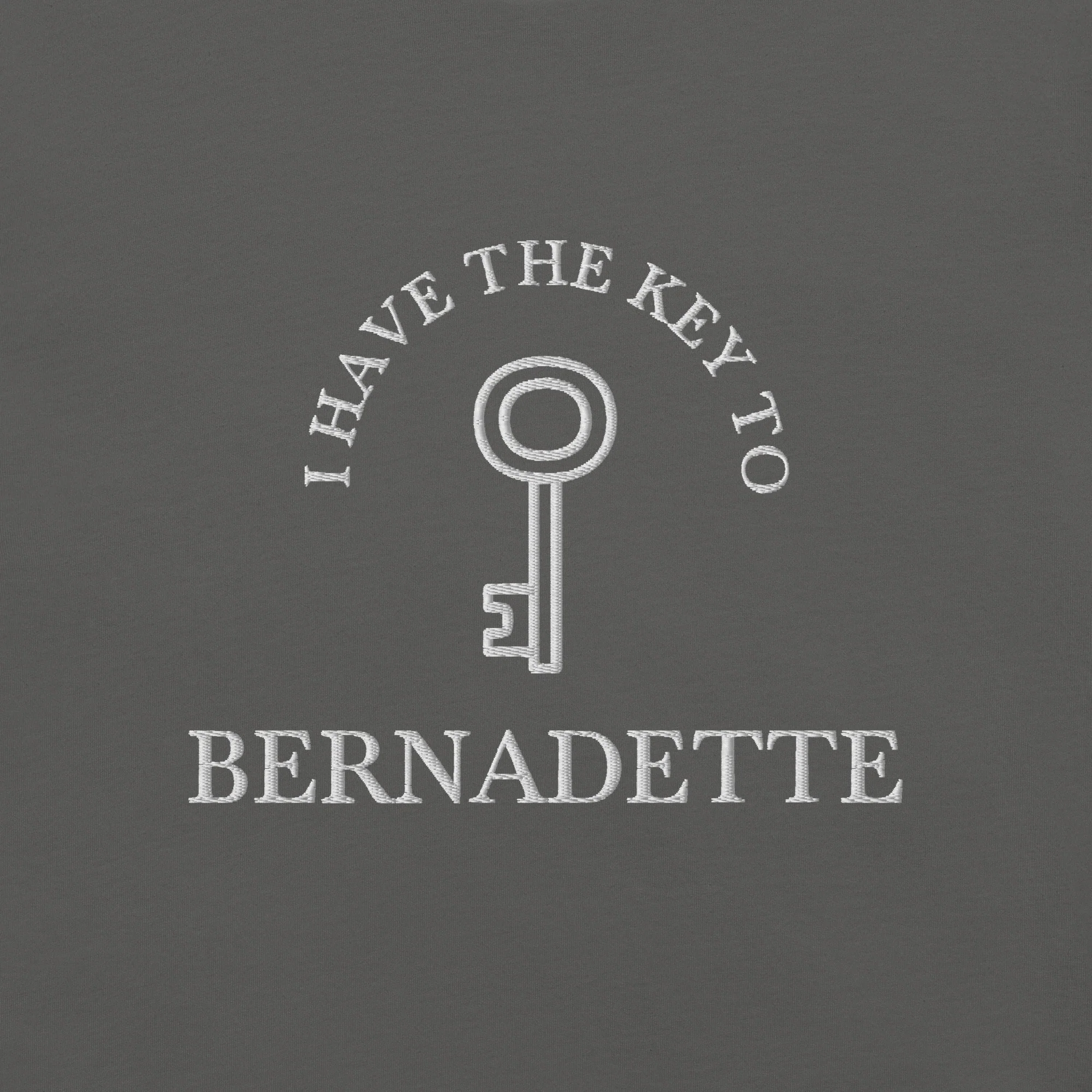 T-Shirt Unisex - The Key To Bernadette (Embroidered) - Image 10