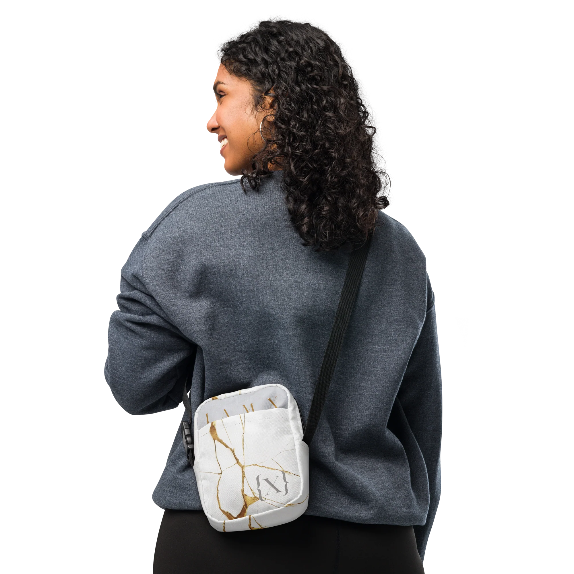 Utility Crossbody Bag - Fault Lines² Fractures - Image 6