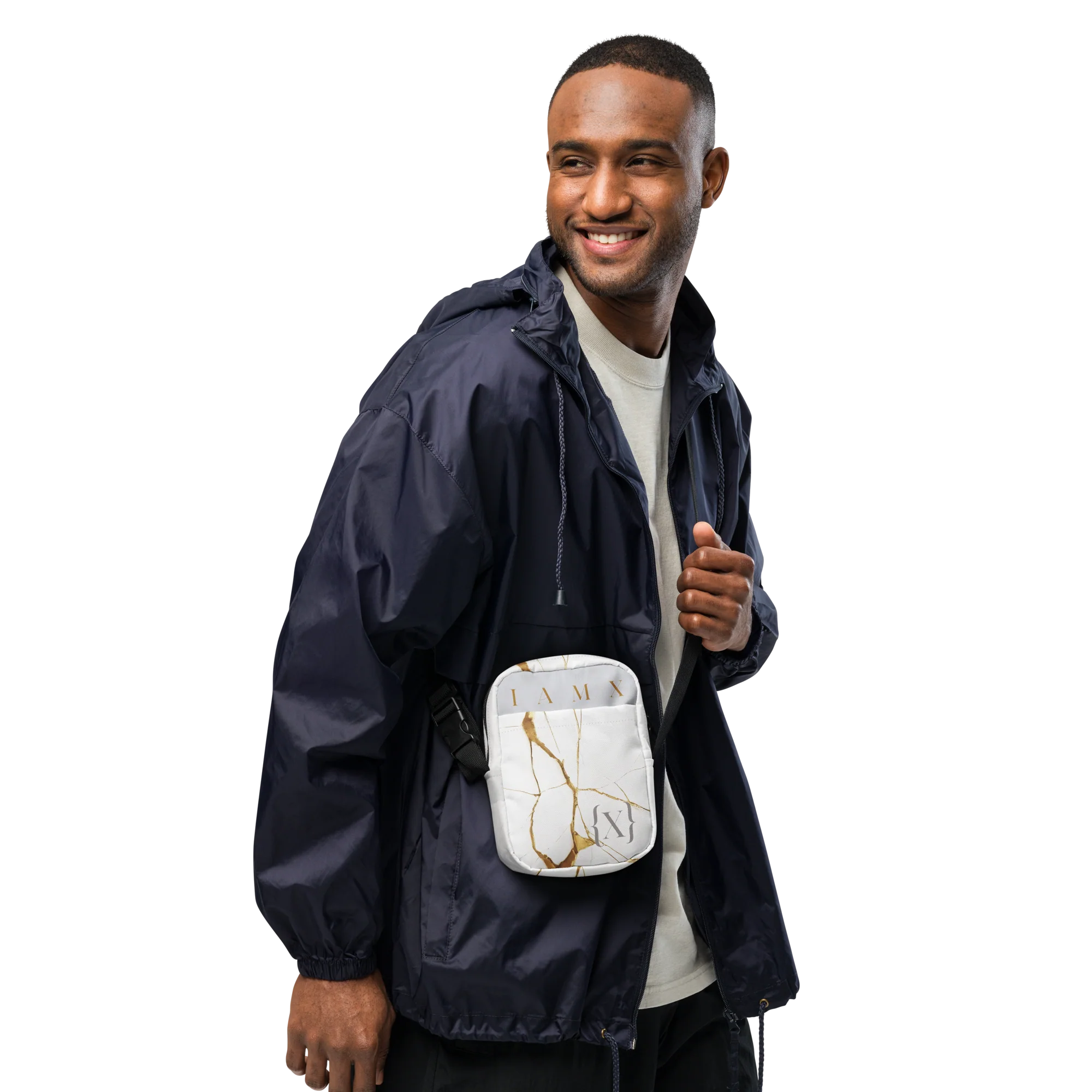 Utility Crossbody Bag - Fault Lines² Fractures - Image 7