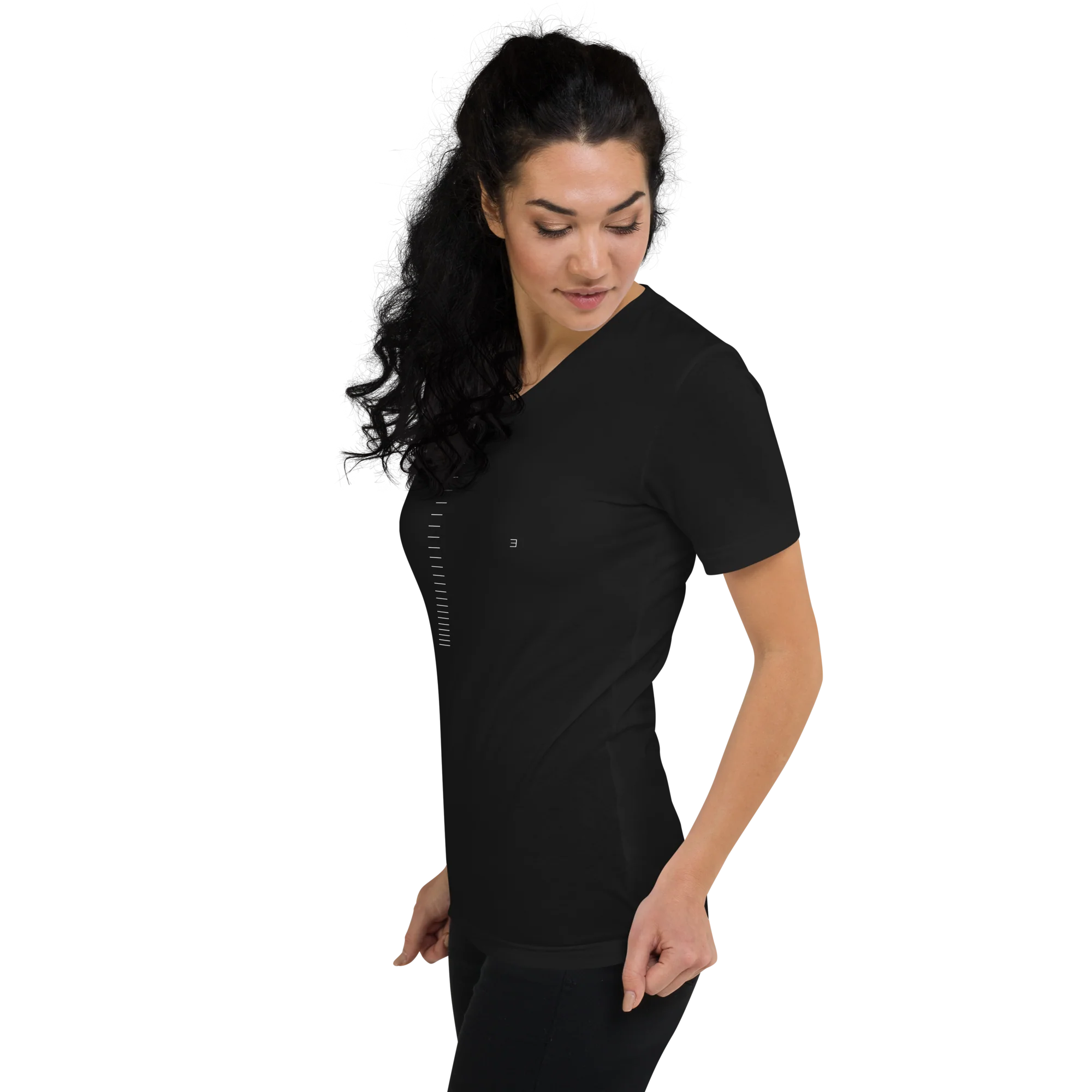 V-Neck T-Shirt Unisex - Echo Echo - Image 3