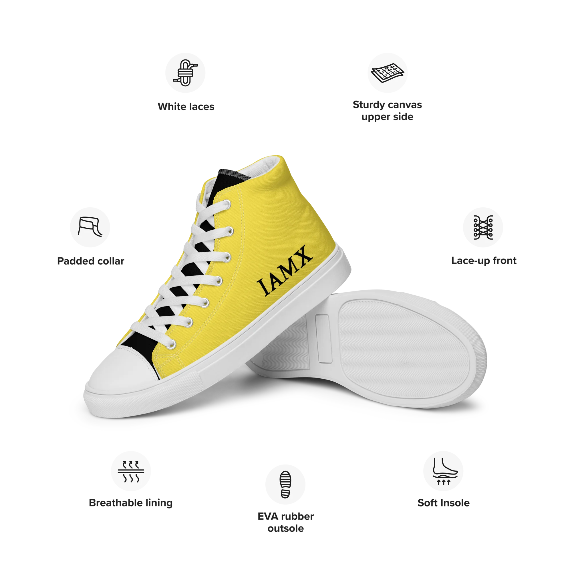 Women’s High Top Canvas Shoes - The Alternative - Image 5